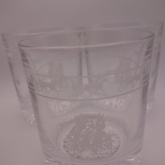 Set of Three(3) Vintage Blue Bonnets Scotch Glasses - Picture 7 of 9